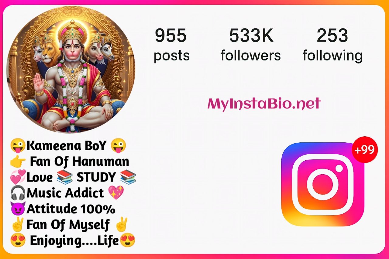 Bajrangbali Bio For Instagram