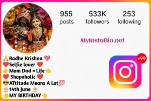 Cute Radha Krishna Bio