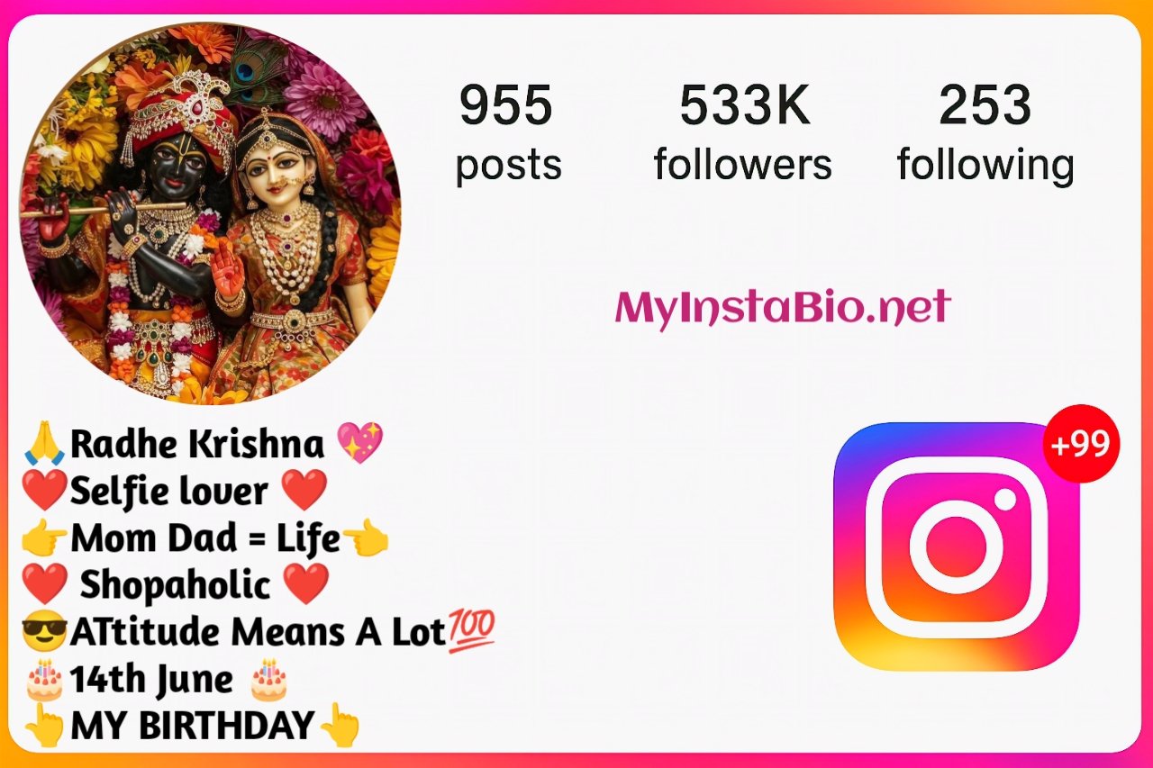 Cute Radha Krishna Bio