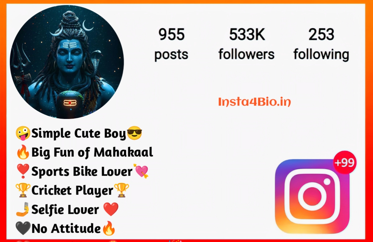 Attitude Bholenath Bio