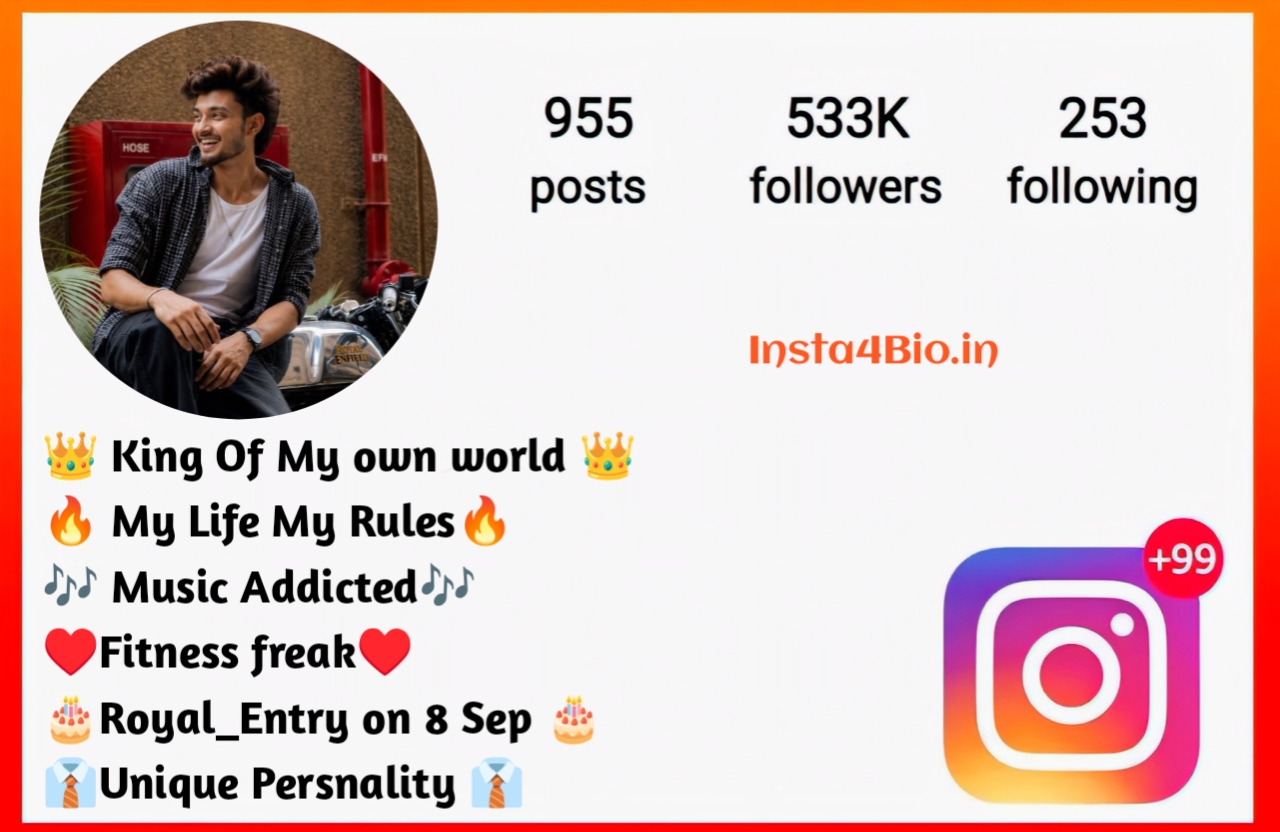 Insta Bio for Boys Instagram Bio For Boys Attitude