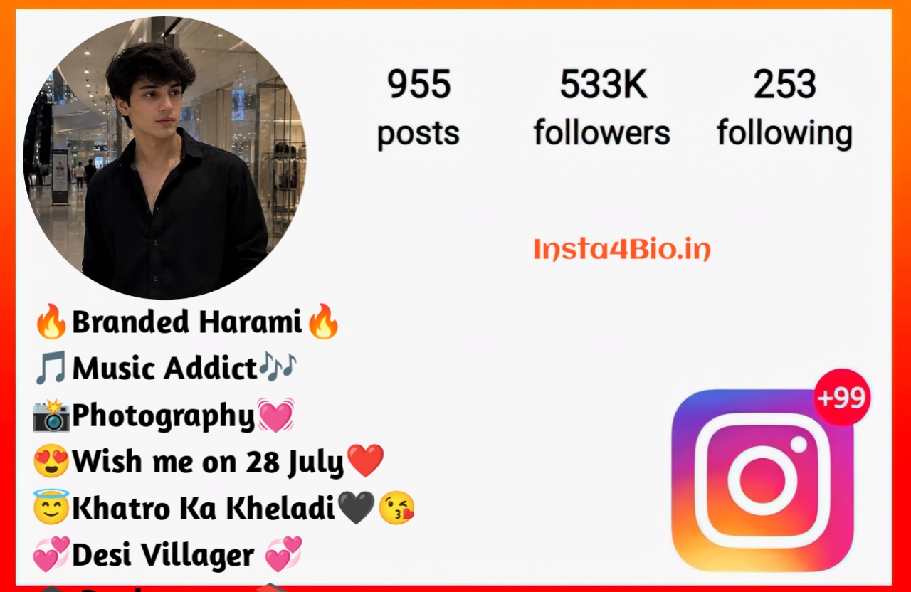 Stylish Instagram Bio for Boys