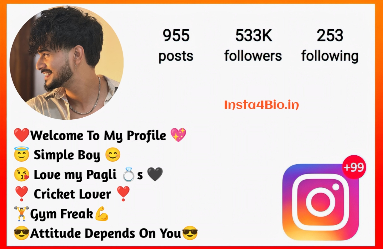 Stylish Instagram Bio for Boys