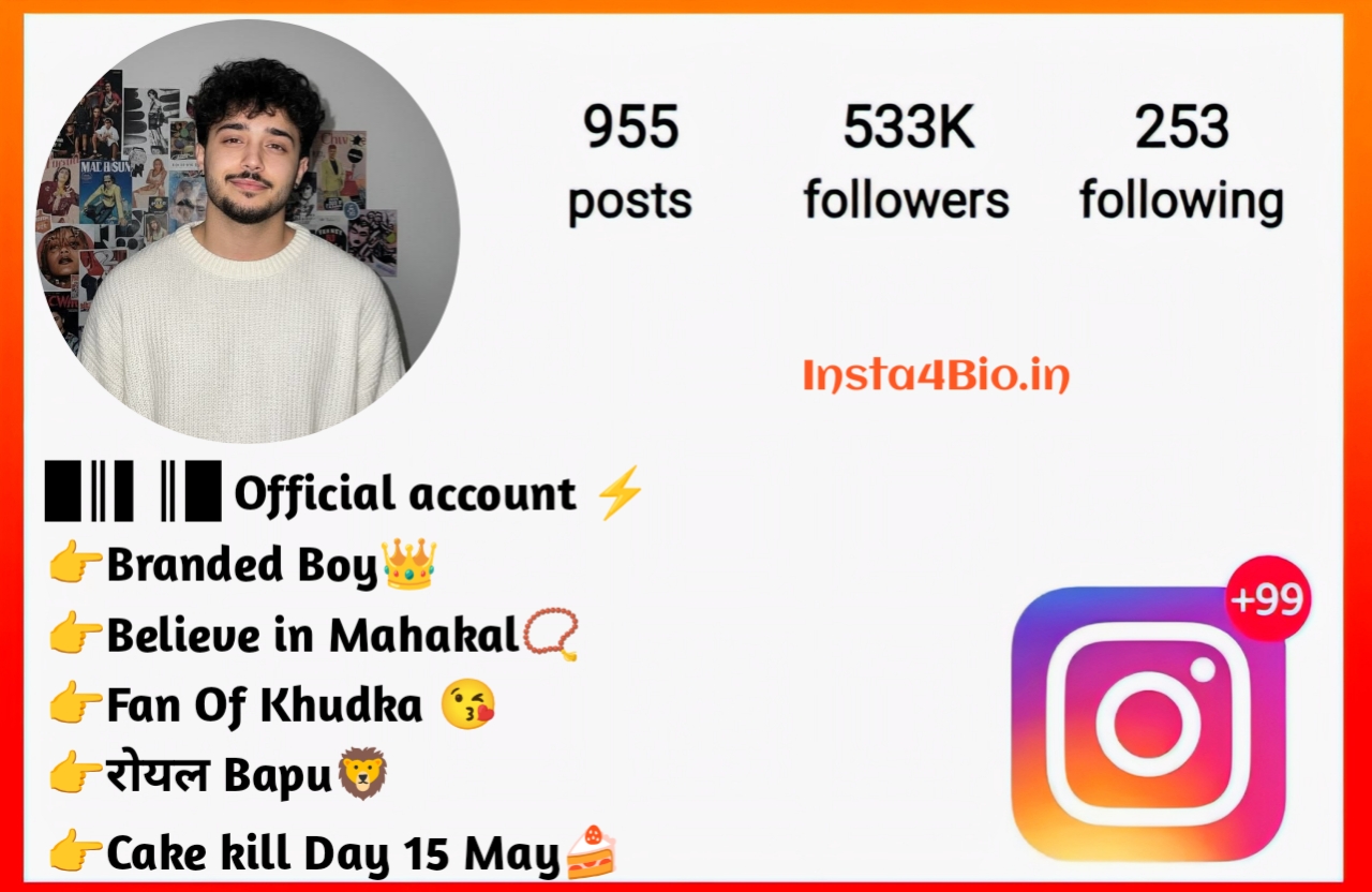 Stylish Instagram Bio for Boys