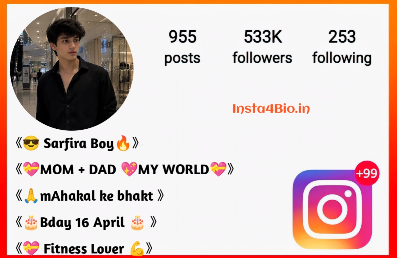 Stylish Instagram Bio for Boys