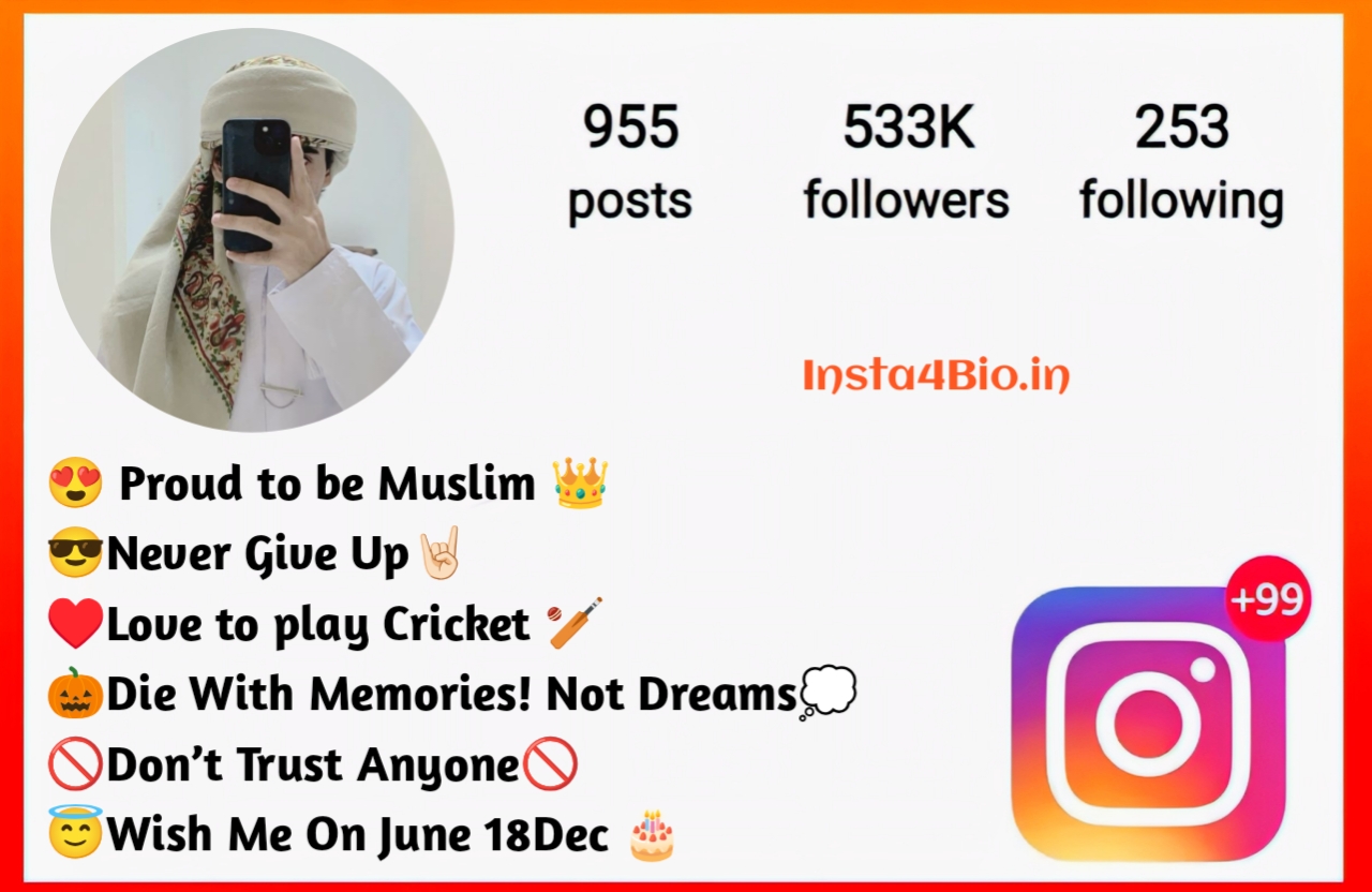 Stylish Muslim Instagram Bio for Boys Girls